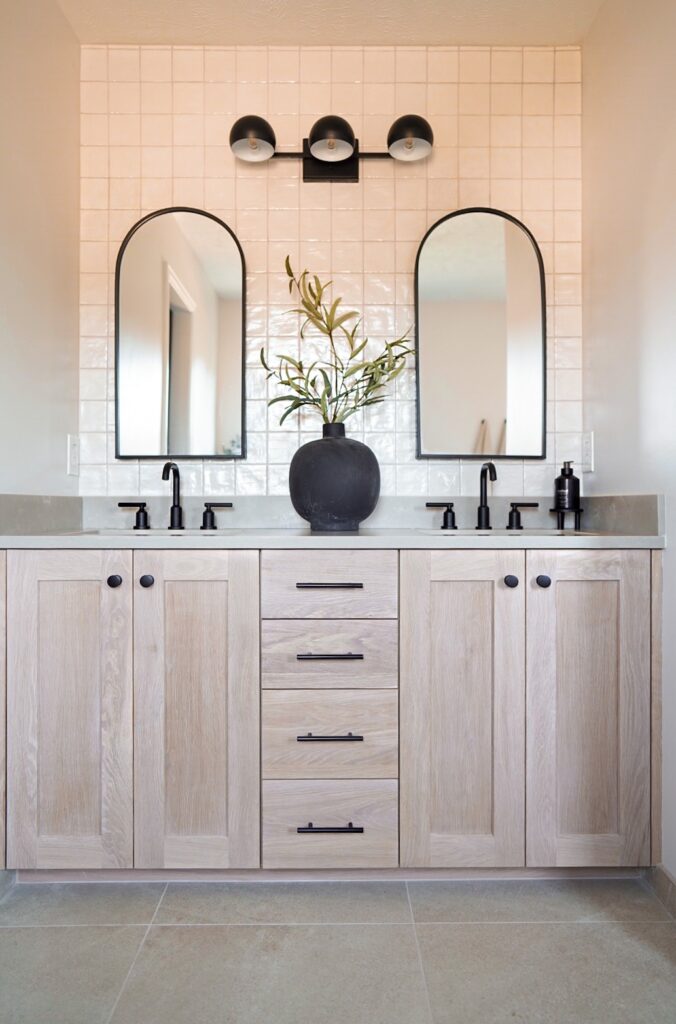 Influencer Spotlight: Nicky Schmaderer's Master Bath Vanity