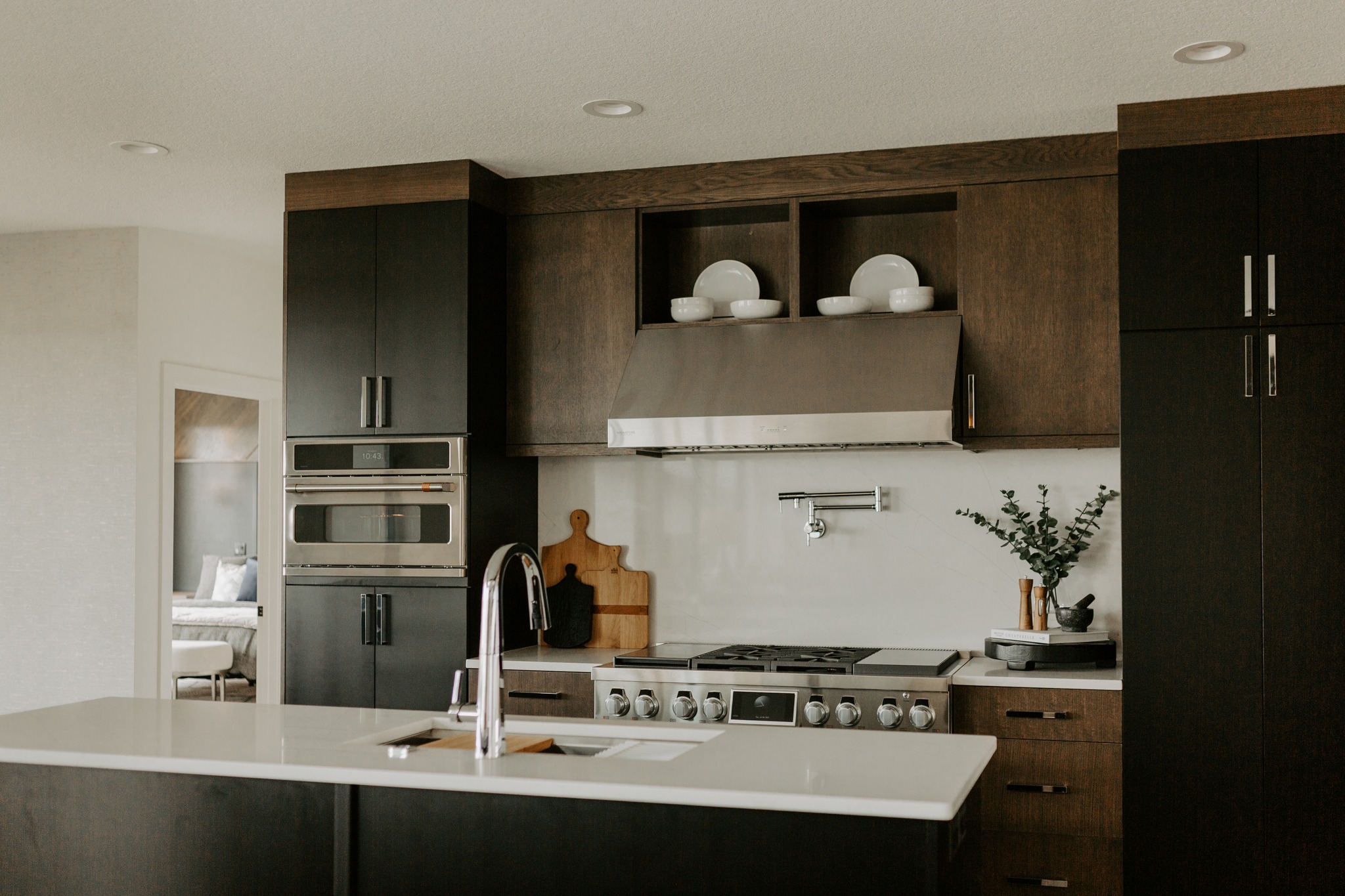 Dark-Toned Kitchen