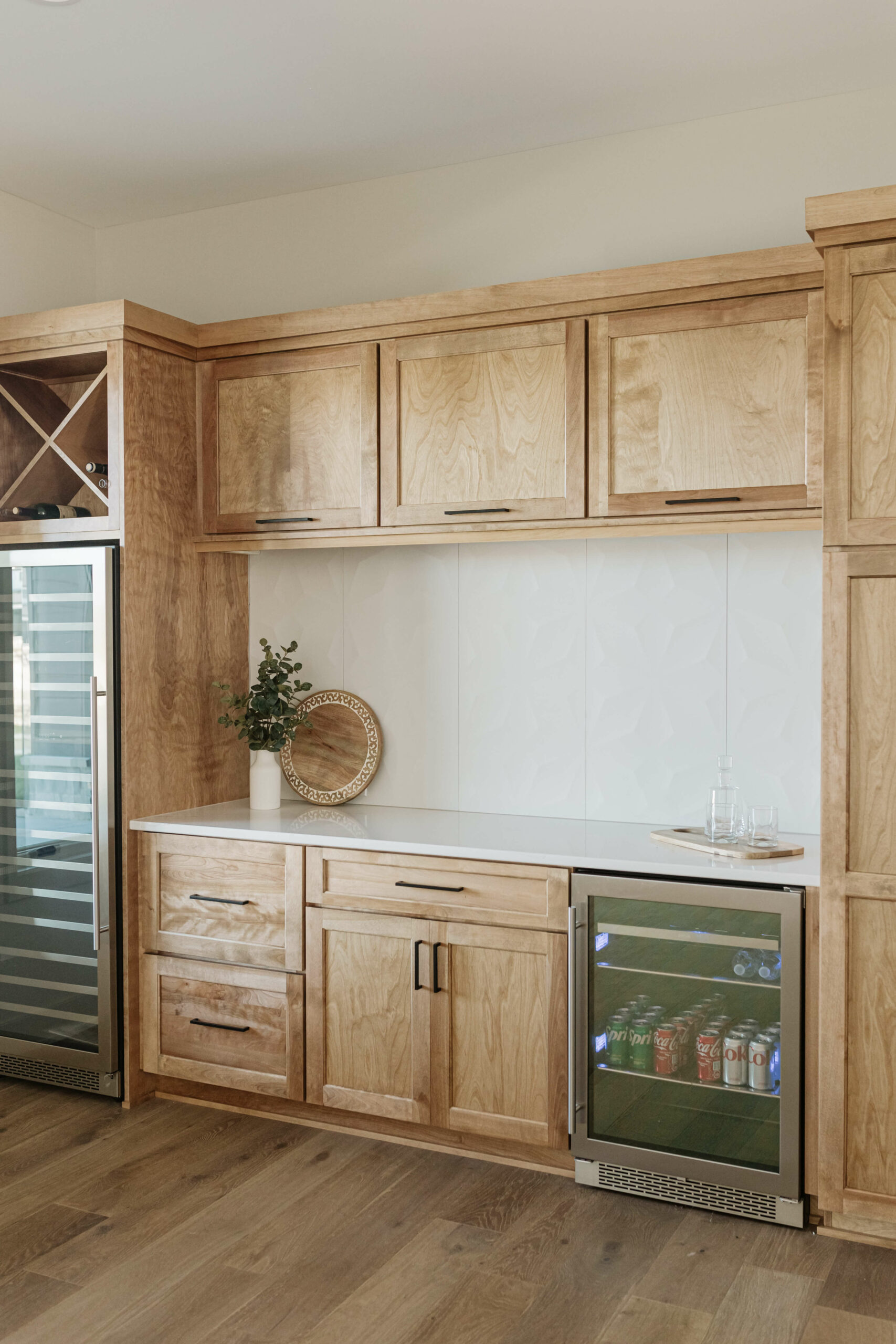 Farmhouse-Style Home Bar