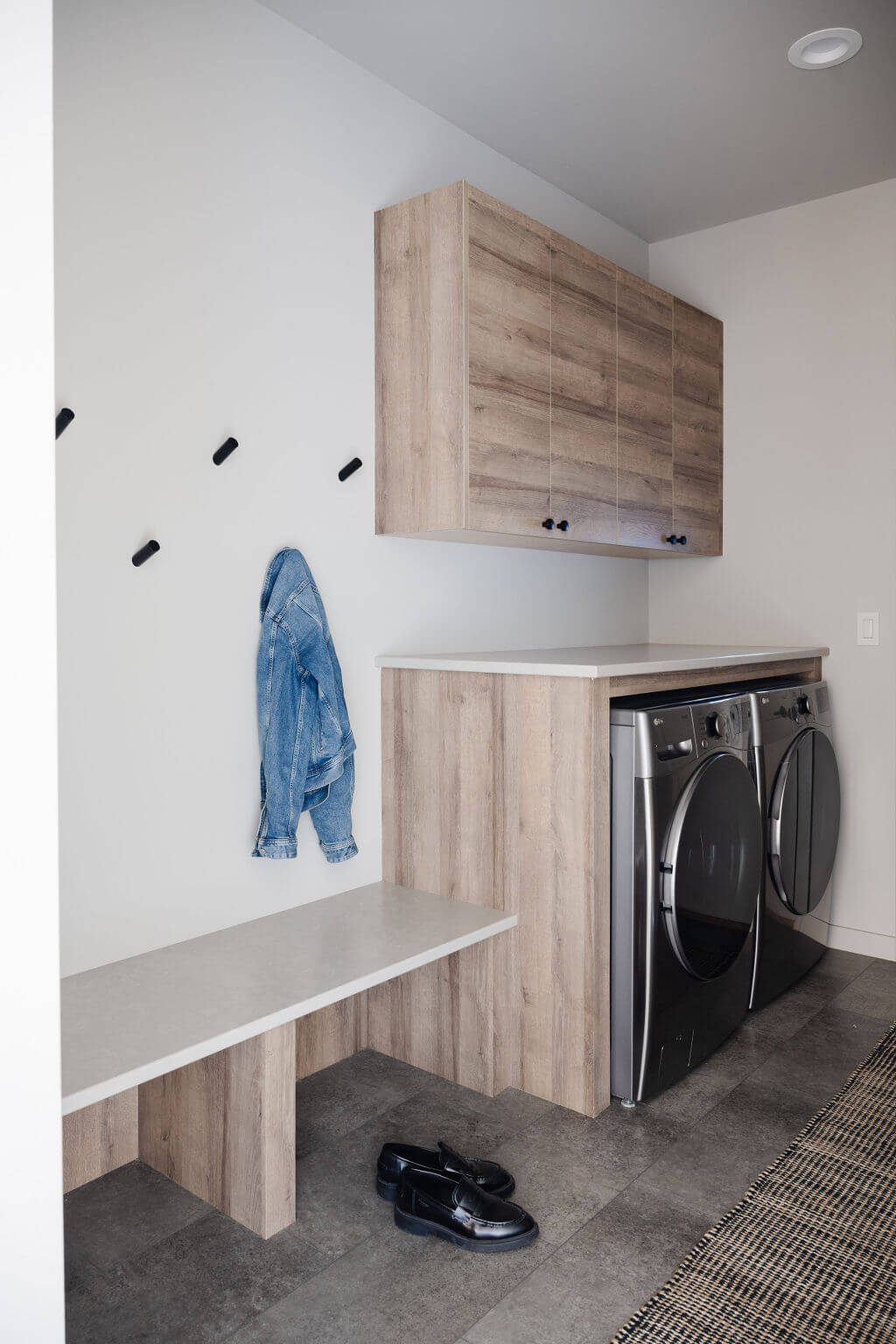 Entryway Mudroom + Laundry