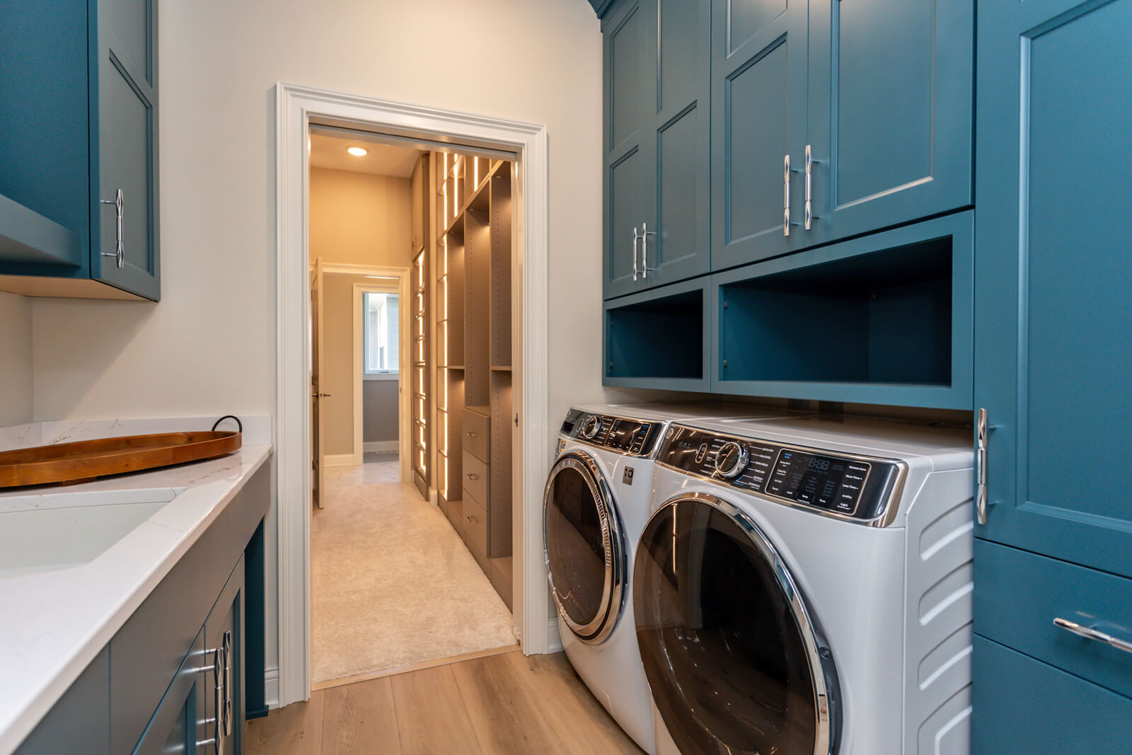 Colorful Laundry Room