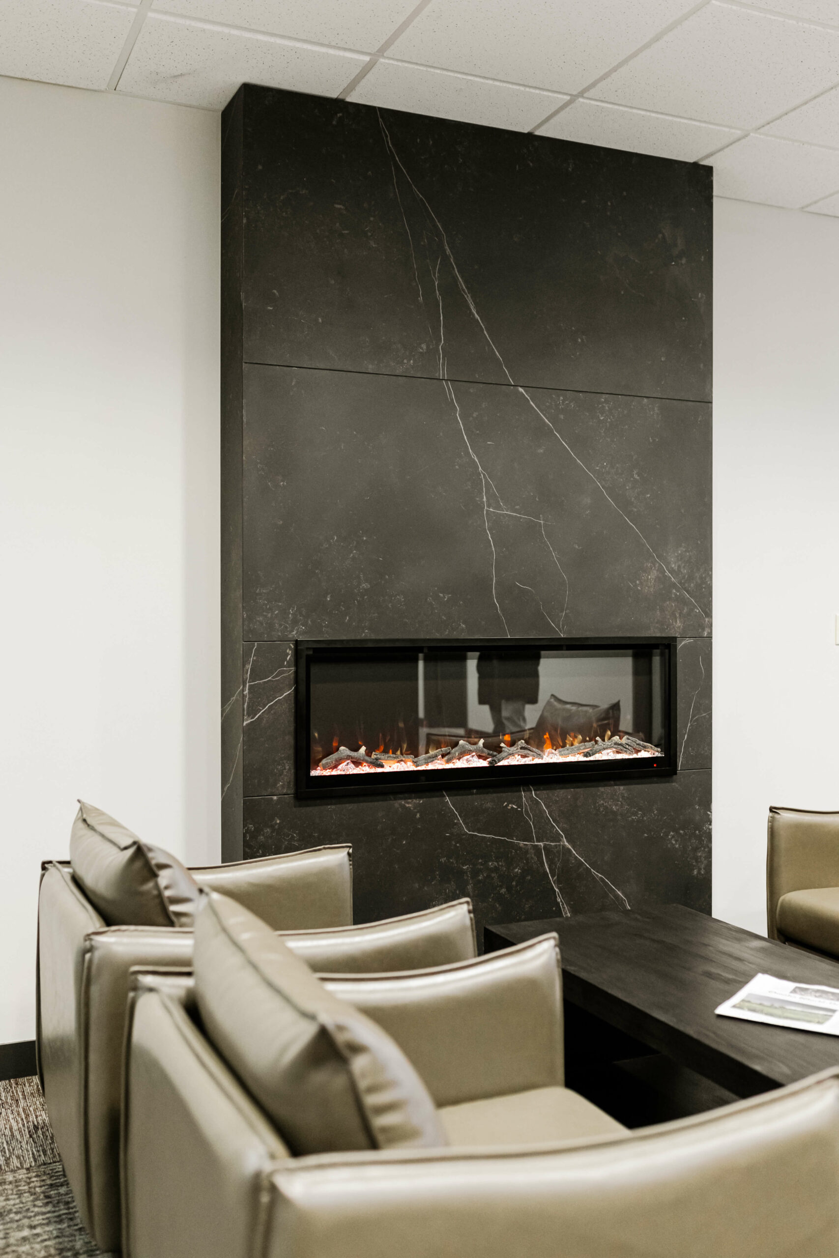 Dekton Kelya Fireplace Surround