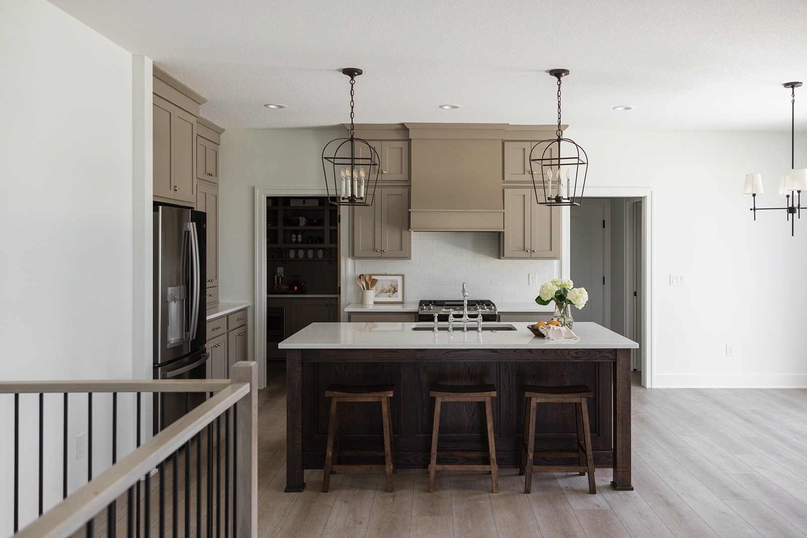 Dreamy Taupe Kitchen + Pantry