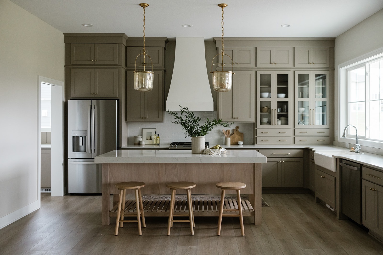 Romantic Taupe Kitchen