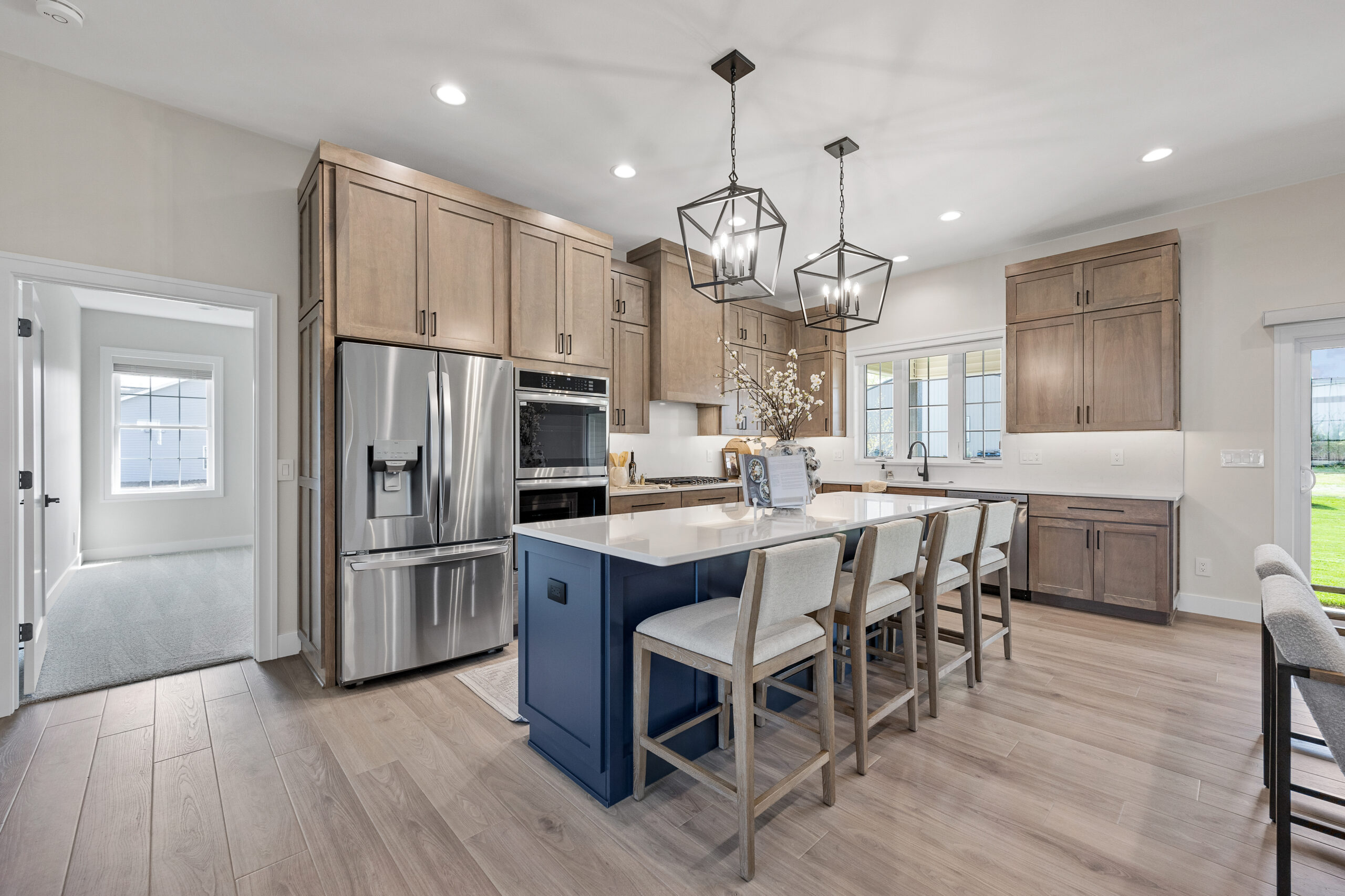 Almond and Charcoal Kitchen