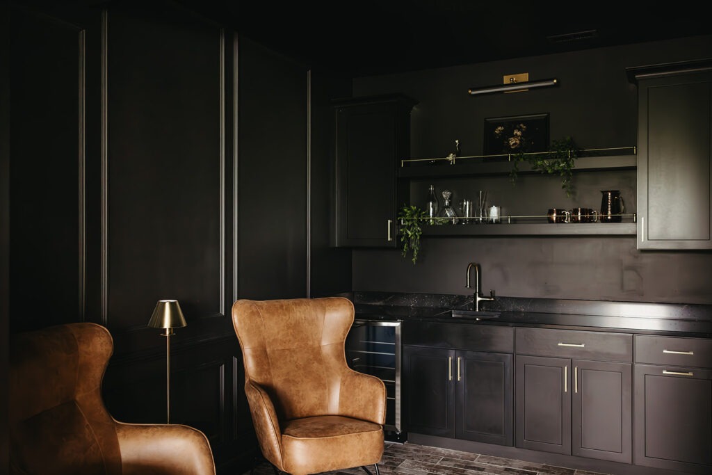 Enchanting Basement Bar
