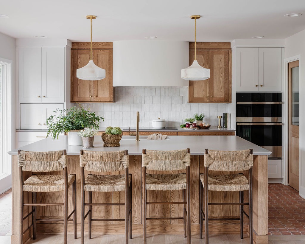Frost and Pecan Kitchen Remodel
