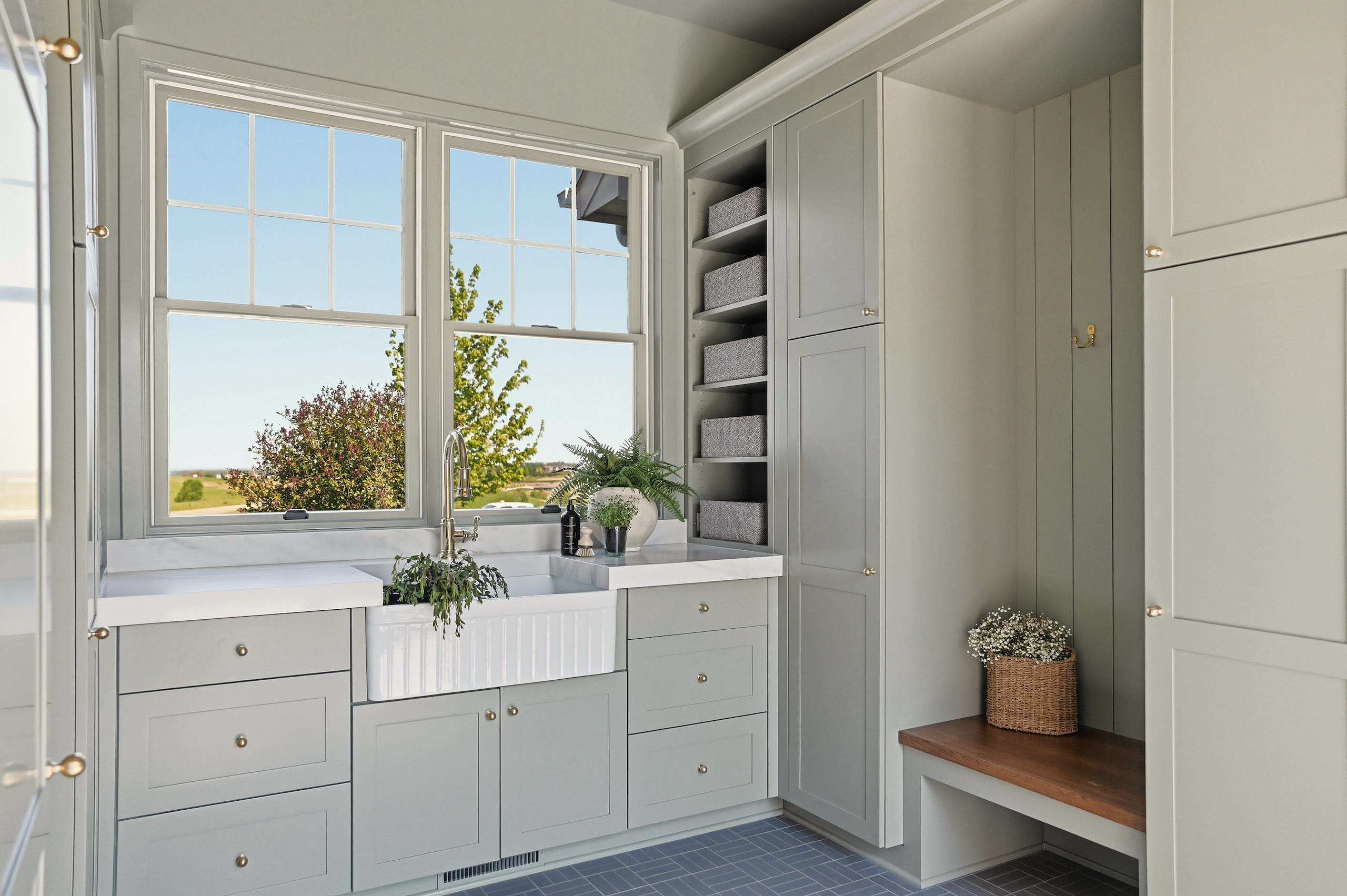 Evergreen Fog Mudroom