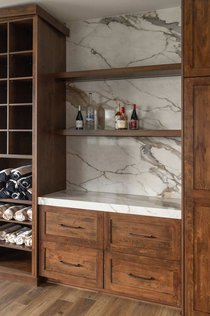 Pool Area Bar and Storage
